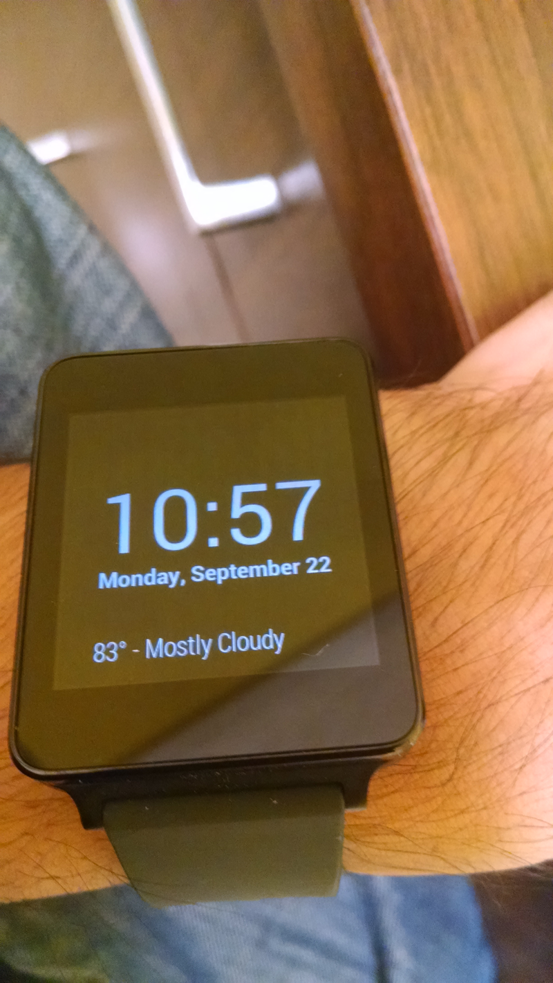 Illustration for article titled Android Wear Review: The OS itself.